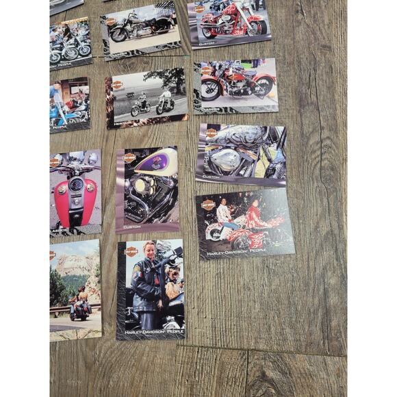 Harley-Davidson Heritage 1994 Skybox Cards Trading Lot of 36 - Picture 7 of 8